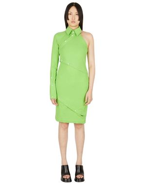 Ninamounah Dragon Button Dress - Groen