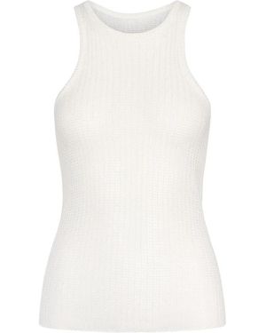 Envelope Sleeveless Tops - Bianco
