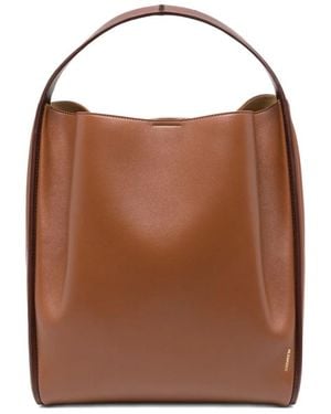 Jil Sander Pivot Tote Bag - Bruin