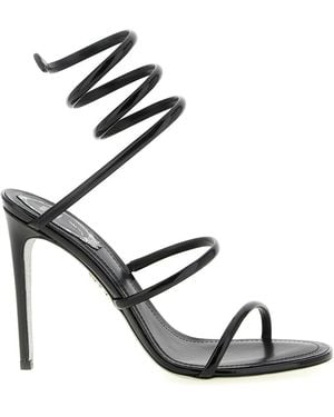 Rene Caovilla High Heel Sandals - Black