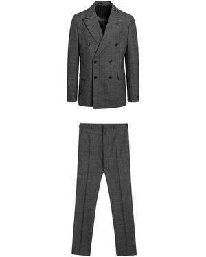 Prada Zweireihiger Anzug - Schwarz