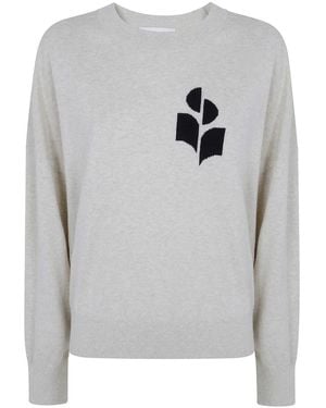Isabel Marant Round-Neck Knitwear - Gris