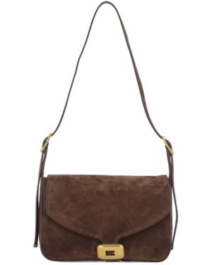 Balenciaga Tassen ,Bruin ,Leer Medium Clicca Schoudertas