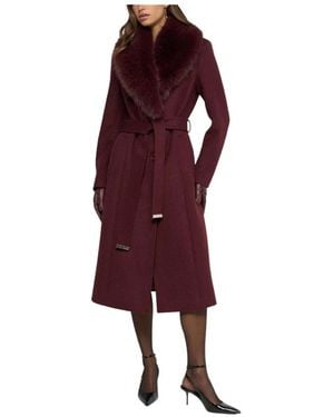 Salsa Jeans Belted Coats - Red