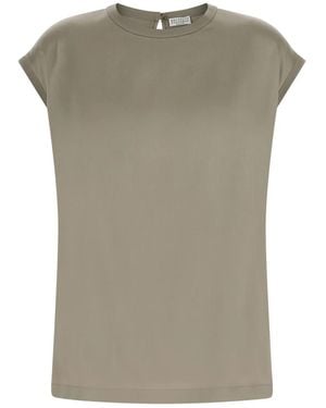 Brunello Cucinelli Blouses - Gris
