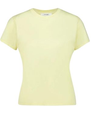 FRAME Tops ,Geel ,Katoen The Baby Tee