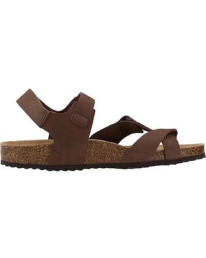 Geox Flat Sandals - Marrone