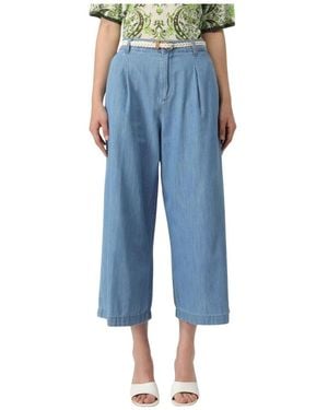 Liu Jo Cropped Jeans - Azul
