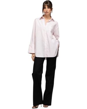 GUAJA. Overhemden ,Roze ,Shirts - Wit