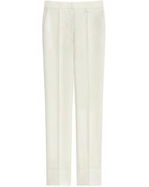 Givenchy Broeken ,Wit ,Wol Rechte Broek
