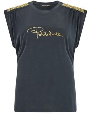 Roberto Cavalli T-Shirts - Azul