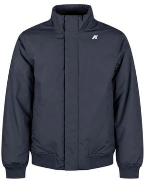 K-Way Bomber Jackets - Bleu