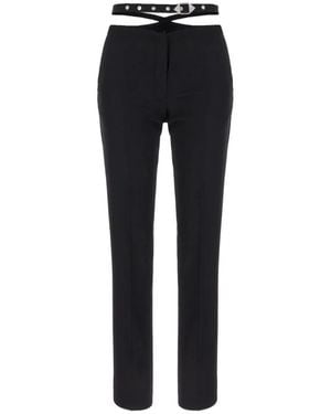 The Attico Slim-Fit Trousers - Blauw