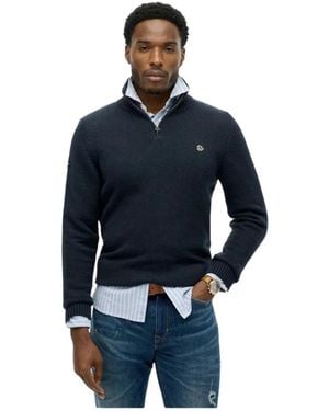 Superdry V-Neck Knitwear - Azul
