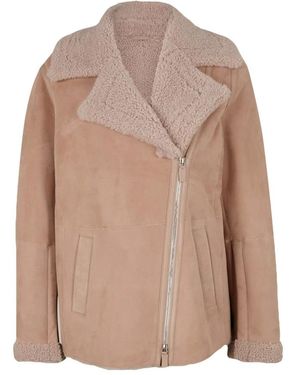Windsor. Faux Fur & Shearling Jackets - Marrone