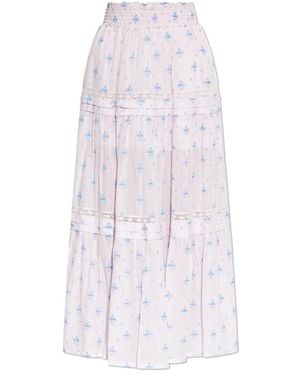 LoveShackFancy Maxi Skirts - White