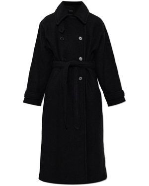 A.P.C. Double-Breasted Coats - Noir