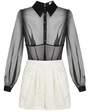 Elisabetta Franchi Romper Suit - Grijs