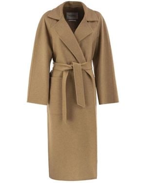 Max Mara Geknopt Jasje - Naturel
