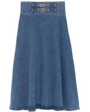 Liu Jo Denim Skirts - Blauw