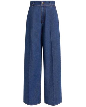 Alberta Ferretti Wide Jeans - Blue