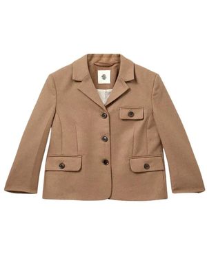THE GARMENT Jassen ,Bruin ,Wol Mitch Fitted Jacket