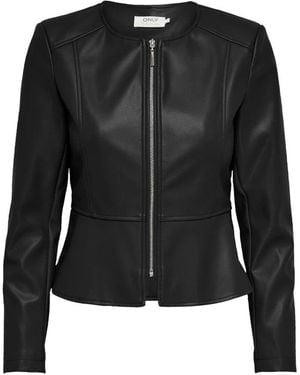 ONLY Jassen ,Zwart ,Peplum Jacket