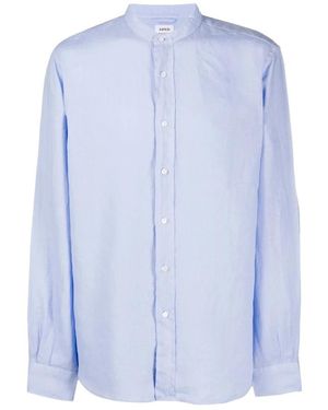 Aspesi Polyester En Nylon Waterafstotend Shirt - Blauw
