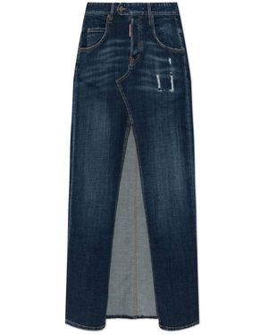DSquared² Denimrock Im Vintage-Look - Blau