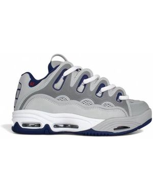 Osiris Schoenen ,Grijs ,D3 2001 Skate Schoenen - Wit