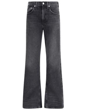 Agolde Mid-Rise Kick Boot Jeans - Grijs