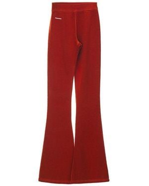 DSquared² High Waist Flared Sweat Pants - Rot