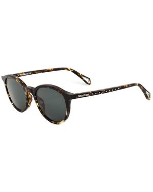 Zadig & Voltaire Sonnenbrillen 50/19/140 Mm Acetat - Schwarz