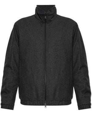 Moncler Jassen ,Grijs ,Leer Limberl Down Jacket - Zwart