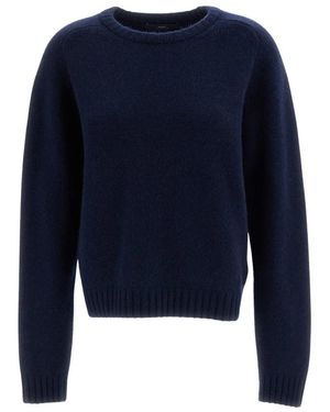 arch4 Limerick Rundhals-Pullover - Blau