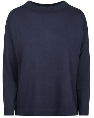 Max Mara Round-Neck Knitwear - Blue
