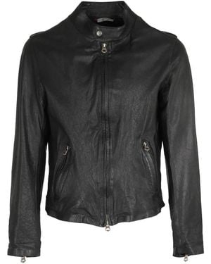 Stewart Leather Jackets - Black