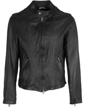 Stewart Leather Jackets - Black