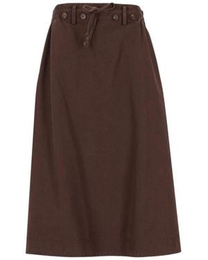 Golden Goose Midi Skirts - Brown