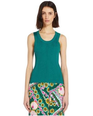 Weekend Sleeveless Tops - Green