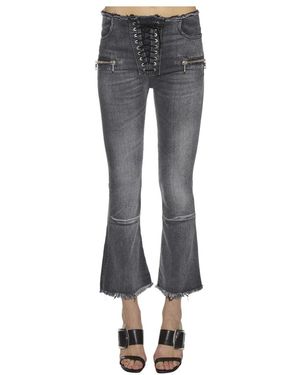 Unravel Project Boot-Cut Jeans - Grey