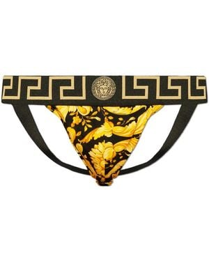 Versace Gemusterte jockstraps - Gelb