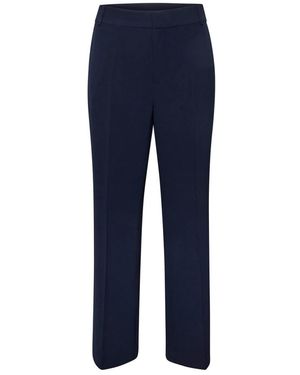 My Essential Wardrobe Straight Trousers - Blue