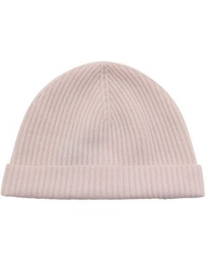 Alpha Studio Kaschmir Beanie Mütze Offwhite Modell Au-5930S - Pink