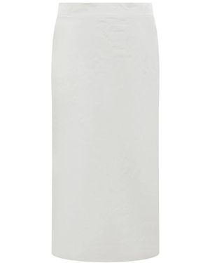 Sportmax Midi Skirts - White