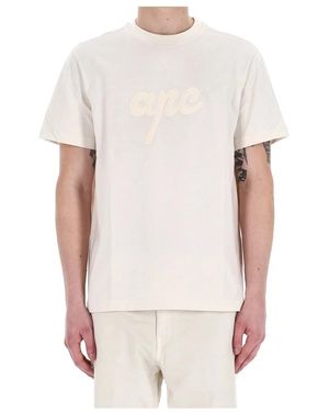 A.P.C. T-Shirts - White
