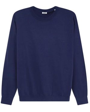 Aspesi Trui Met Ronde Hals - Blauw