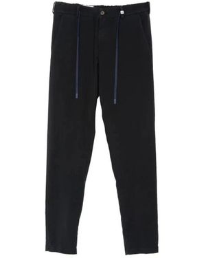 Myths Slim-Fit Trousers - Black