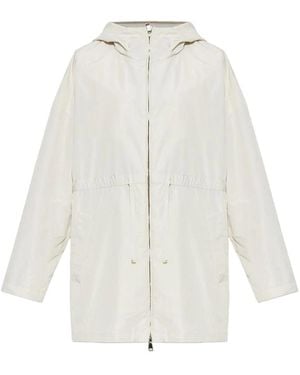 Moncler Rain Jackets - Bianco