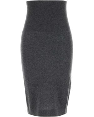 Stella McCartney Wool Pencil Skirt - Grijs